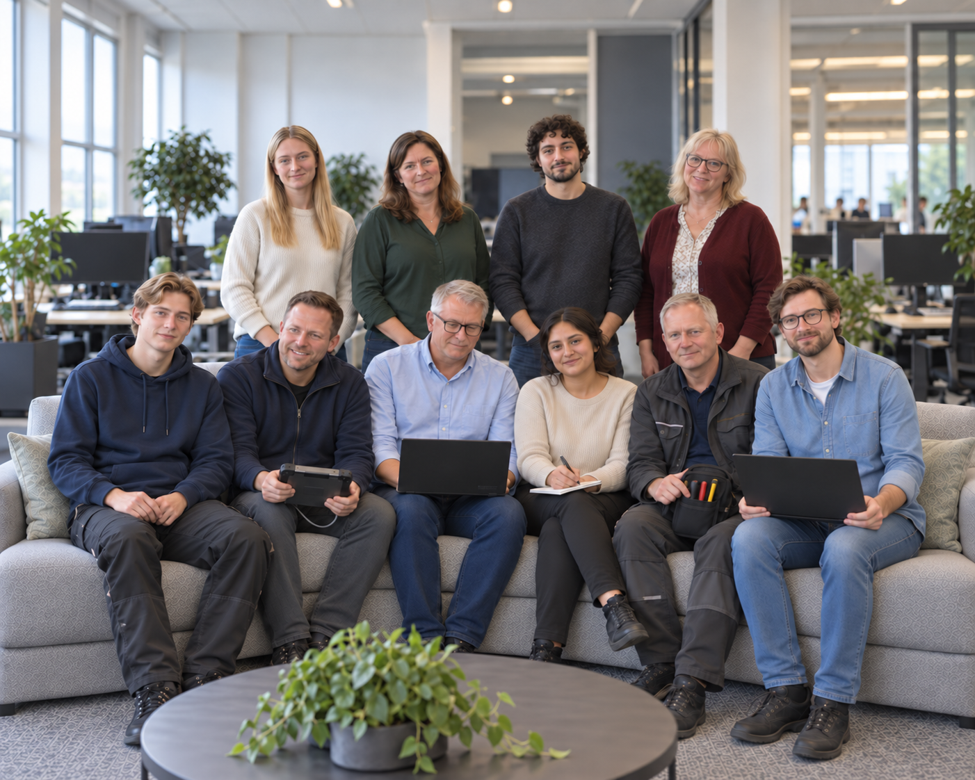 Office Supplies supportteam med first line och tekniska specialister